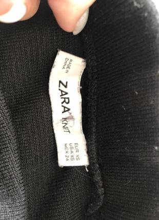 Zara knit черная юбка с карманами3 фото