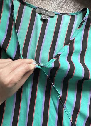 Женская шифоновая блузка на запах7 фото