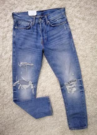 Нові рвані чоловічі джинси h&m 30
