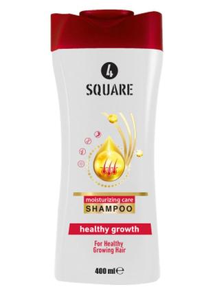 Стимулюючий шампунь для волосся"здоровый ріст" 4 square, 400 мл