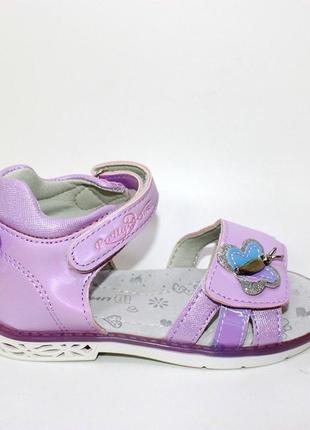 Детские розовые комфортные босоножки для девушек кожа, экокожа, летняя обувь садок, лето8 фото