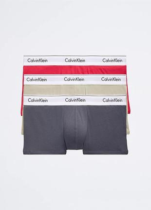 - 44% | оригінальні короткі боксери calvin klein underwear modern cotton stretch набір 3-pack trunk