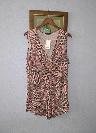 Блуза с драпировкой вискоза