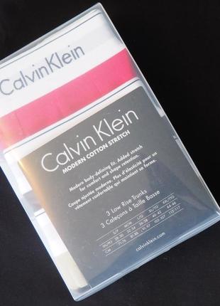 Оригинальные низкие боксеры calvin klein underwear modern cotton stretch 3-pack7 фото