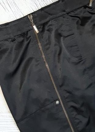 💝2+1=4 брендовая черная юбка карандаш с молниями миди karen millen, размер 44 - 463 фото