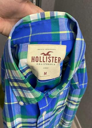 Клетчатая рубашка от бренда hollister5 фото