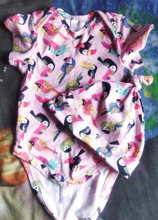 Комплект боди и шапочка и человечек в подарок