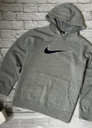 Жіноча кофта худі nike center logo sportswear tech fleece solo swoosh1 фото