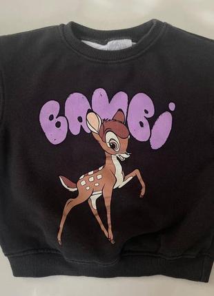 Bambi disney свитшот 9-12 м 80 см5 фото