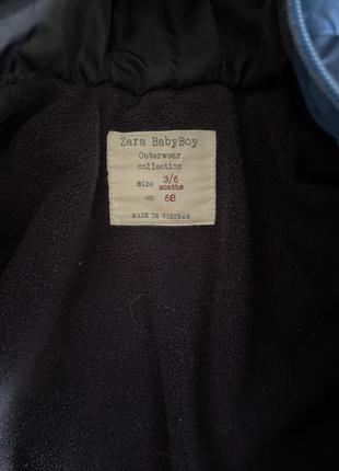 Куртка zara для мальчика (3-6 мес)3 фото