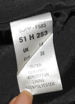 💝2+1=4 оригинальный черный льняной пиджак блейзер today women, размер 44 - 467 фото