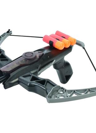 Детский игровой "арбалет" 6195, 37 см, звук, свет, мягкие пули от polinatoys