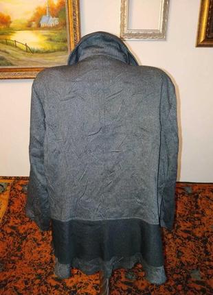 Супер эффектный пиджак-френч-жакет с баской  jorli4 фото
