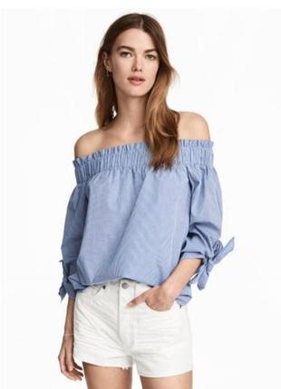 Блуза в клетку h&m