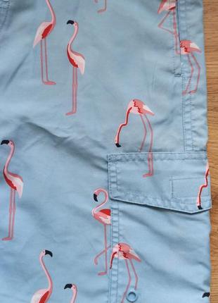 Пляжные шорты primark с фламинго6 фото