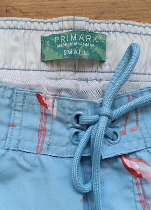 Пляжные шорты primark с фламинго3 фото
