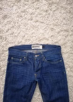 Гарні чоловічі джинси скіні topman 28 у чудовому стані2 фото
