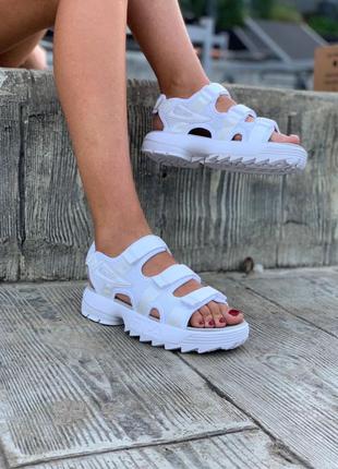 Женские боссоножки fila white