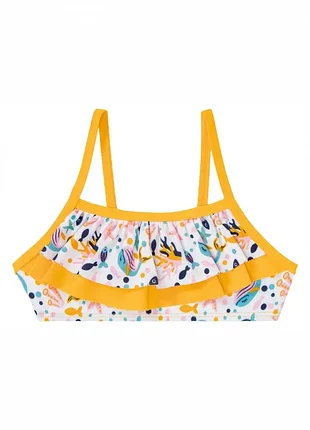 Верхняя часть купальника с рюшами для девочки lupilu 110-116