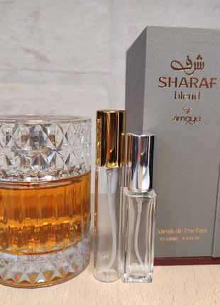 Парфюмированная вода унисекс zimaya sharaf blend затест 10 мл