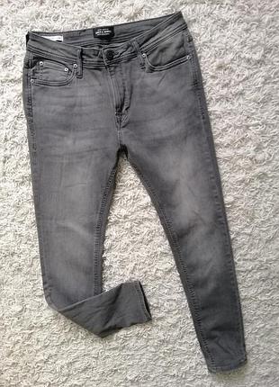 Брендові чоловічі джинси скіні jack&amp;jones 31/30 у чудовому стані