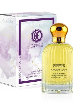 Женская парфюмированная вода kreasyon creation secret love, 100 мл