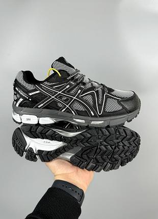 Asics gel-kahana 8 black-silver 5