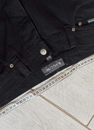 Черные боовяные плотные джинсы biaggini6 фото