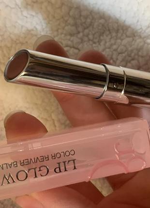 Dior lip glow 054 лимитированный бальзам