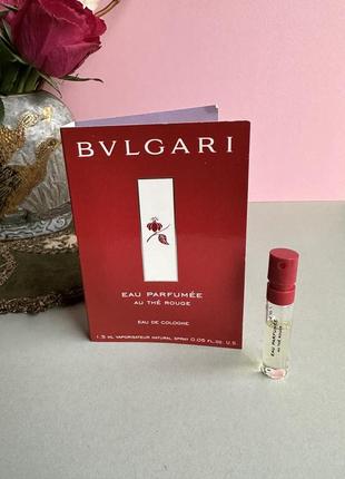 Eau parfumee au the rouge bvlgari одеколон оригинал пробник!1 фото