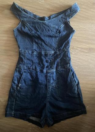 Джинсовий ромпер