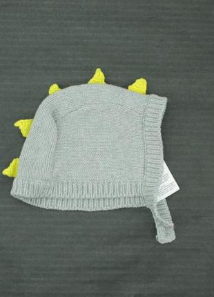 Легкая хлопковая шапка stella mccartney dragon spike hat1 фото