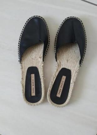 Zara шлепанцы