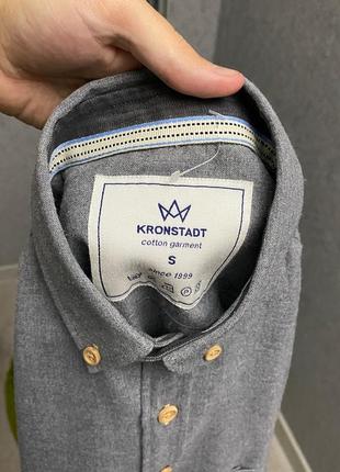 Блакитна сорочка від бренда kronstadt5 фото