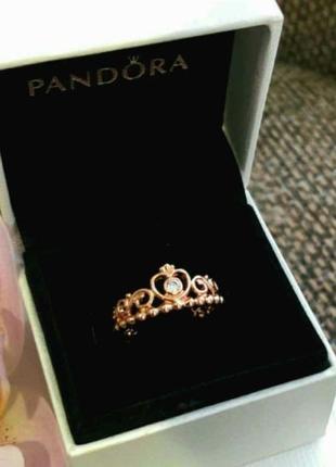 Кольцо pandora "princess tiara crown ring"