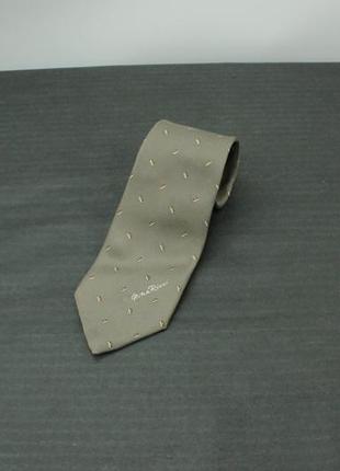 Винтажный дизайнерский галстук галстук nina ricci paris silk gray tie5 фото