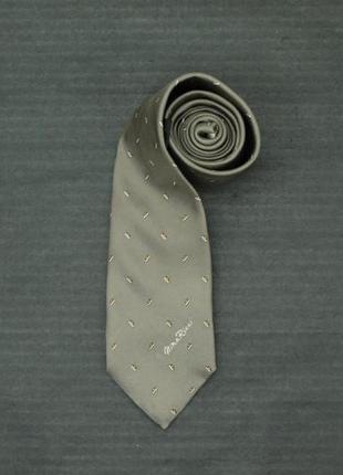 Винтажный дизайнерский галстук галстук nina ricci paris silk gray tie2 фото