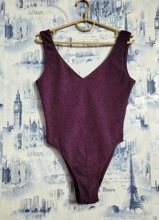 Купальник фиолетовый жатка