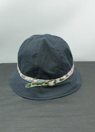 Ваксована панама шляпа barbour & morris&co ladies waxed bucket hat navy