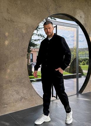 Коричневый мокко зелёный чёрный мужской спортивный замшевый костюм брюки штаны рубашка кофта курточка кардиган свитер