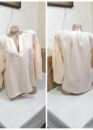 Шикарна повітряна блуза. tela. 100% ramie.( кропива)