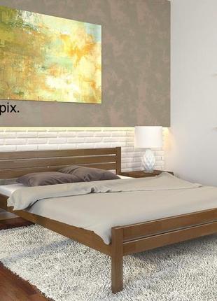 Ліжко нове, натуральне дерево, сосна, модель роял, двоспальне, розмір 160х200.3 фото