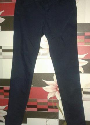 Брюки синие skinny на девочку