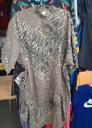 Женская стильная хлопковая овер блуза туника zeta otto9 фото
