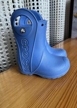 Детские сапожки crocs1 фото