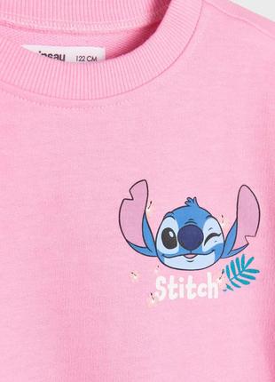 Свитшот розовый сточ stitch3 фото