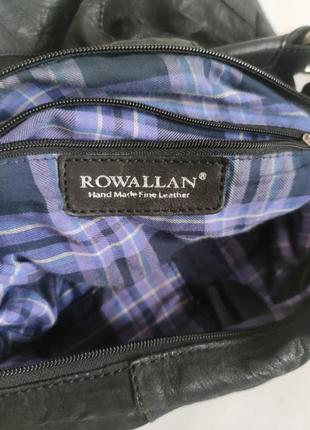 Кожаная сумка rowallan london8 фото