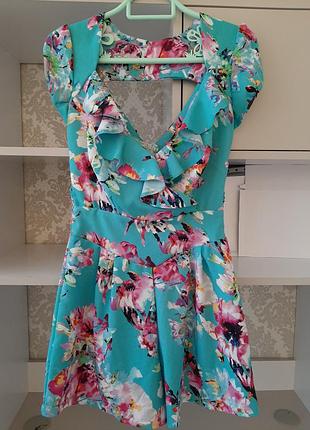 Новий літній жіночий ромпер/ комбінезон із шортами