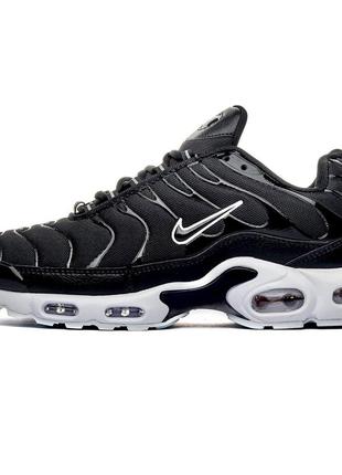 Мужские кроссовки nike air max tn plus «black white»