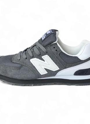 New balance 574 gray white 36